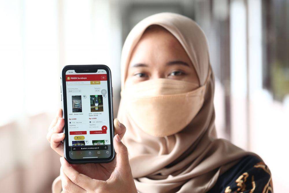 Aplikasi Peken besutan Pemkot Surabaya (dok. Humas Pemkot Surabaya)
