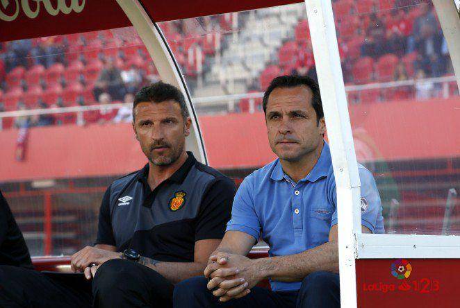 Sergi Barjuan saat menangani Real Mallorca. (twitter.com/RCD_Mallorca)