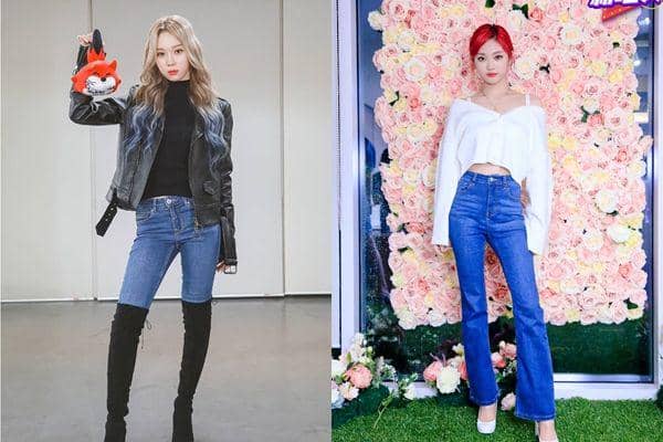 13 Padu Padan Celana Jeans ala Member aespa, Trendi dan Effortless!