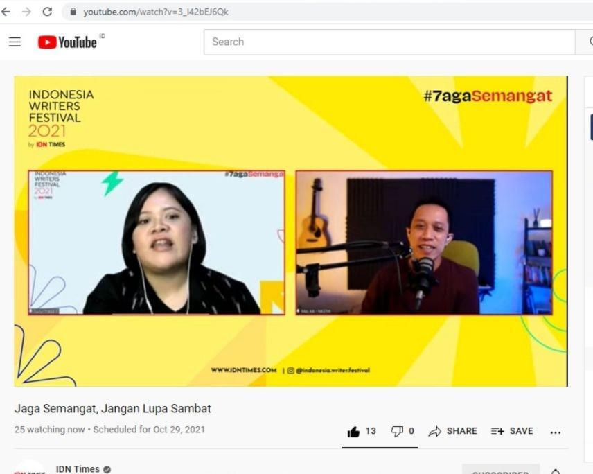 IWF 2021: Aik Ungkap Trik Biar Gak Beban Terima Sambatan Orang Lain
