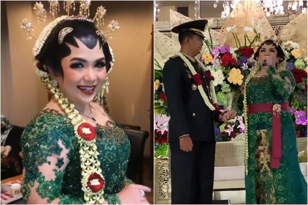 10 Momen Resepsi Joy Tobing dan Suami, Ada Upacara Pedang Pora TNI