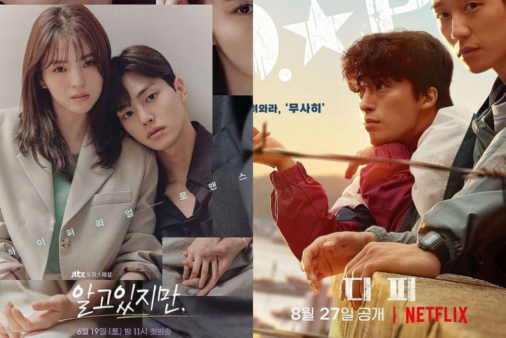 poster drama Nevertheless dan D.P (instagram.com/jtbcdrama | instagram.com/netflixkr)