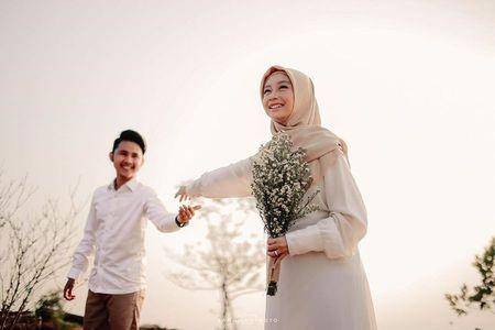 Prewed syari (Instagram.com/eganoviantika98)