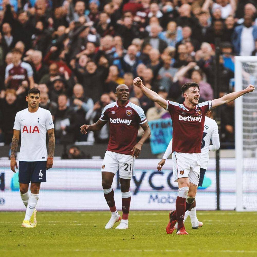 potret laga West Ham melawan Tottenham di ajang Premier League 2021/22 (instagram.com/westham)