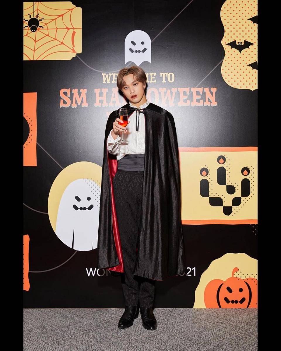 potret Haechan NCT di SM Halloween House (instagram.com/smtown)