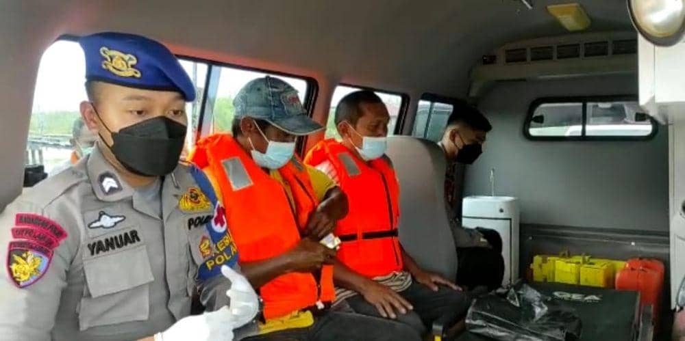 Pencarian kapal sembako dari Banjarmasin Kalsel yang mati mesin di perairan Teluk Balikpapan. Foto istimewa