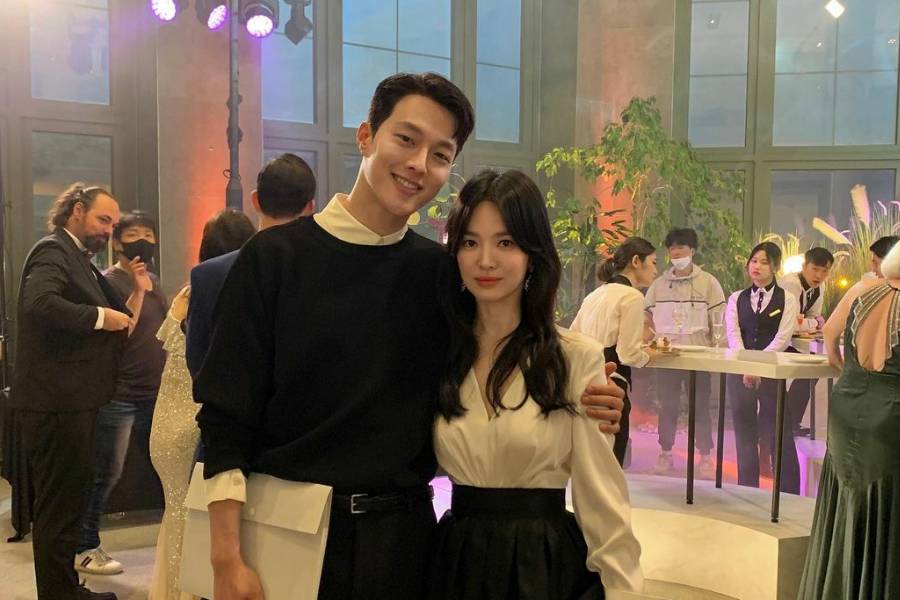 Jang Ki Yong dan Song Hye Kyo di balik layar Now, We Are Breaking Up (instagram.com/nowwearebreakingup_official)
