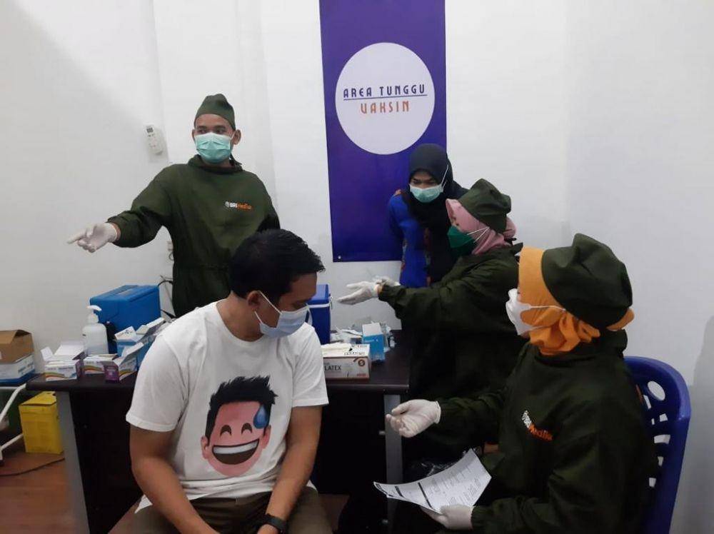 BRI terus secara aktif mendukung program vaksinasi yang dicanangkan Pemerintah untuk membentuk Herd Immunity secara nasional hingga akhir 2021. (Dok. BRI)