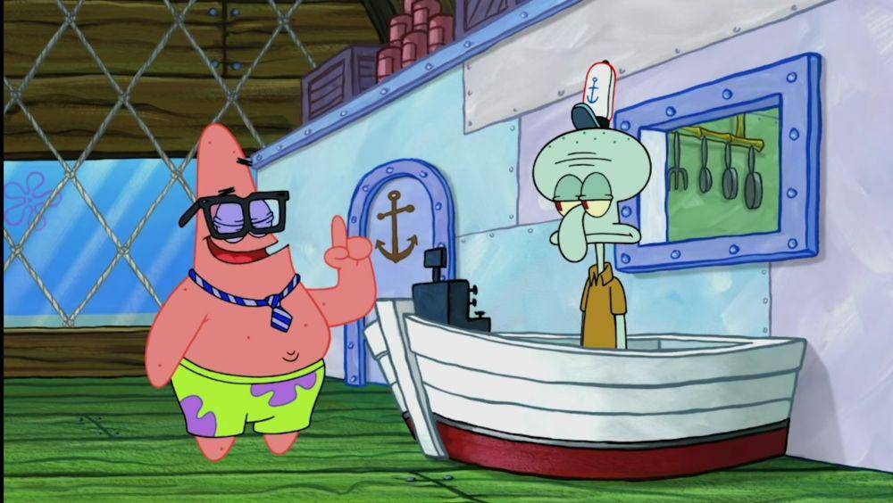 karakter Patrick Star dan Squidward Tentacles (youtube.com/Nickelodeon Bahasa)