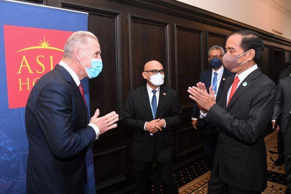 Presiden Jokowi menggelar pertemuan CEOs Forum dengan beberapa investor besar asal Inggris (Dok.Biro Pers Kepresidenan)