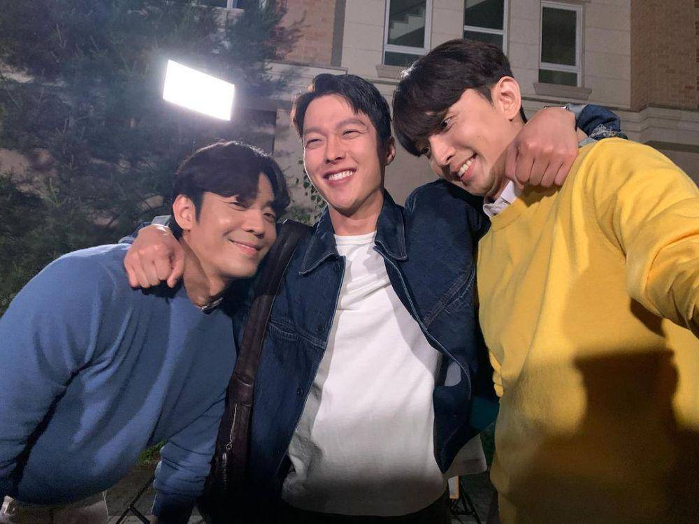 Kim Joo Hun, Jang Ki Yong, dan Yoon Na Moo di balik layar Now, We Are Breaking Up (instagram.com/nowwearebreakingup_official)