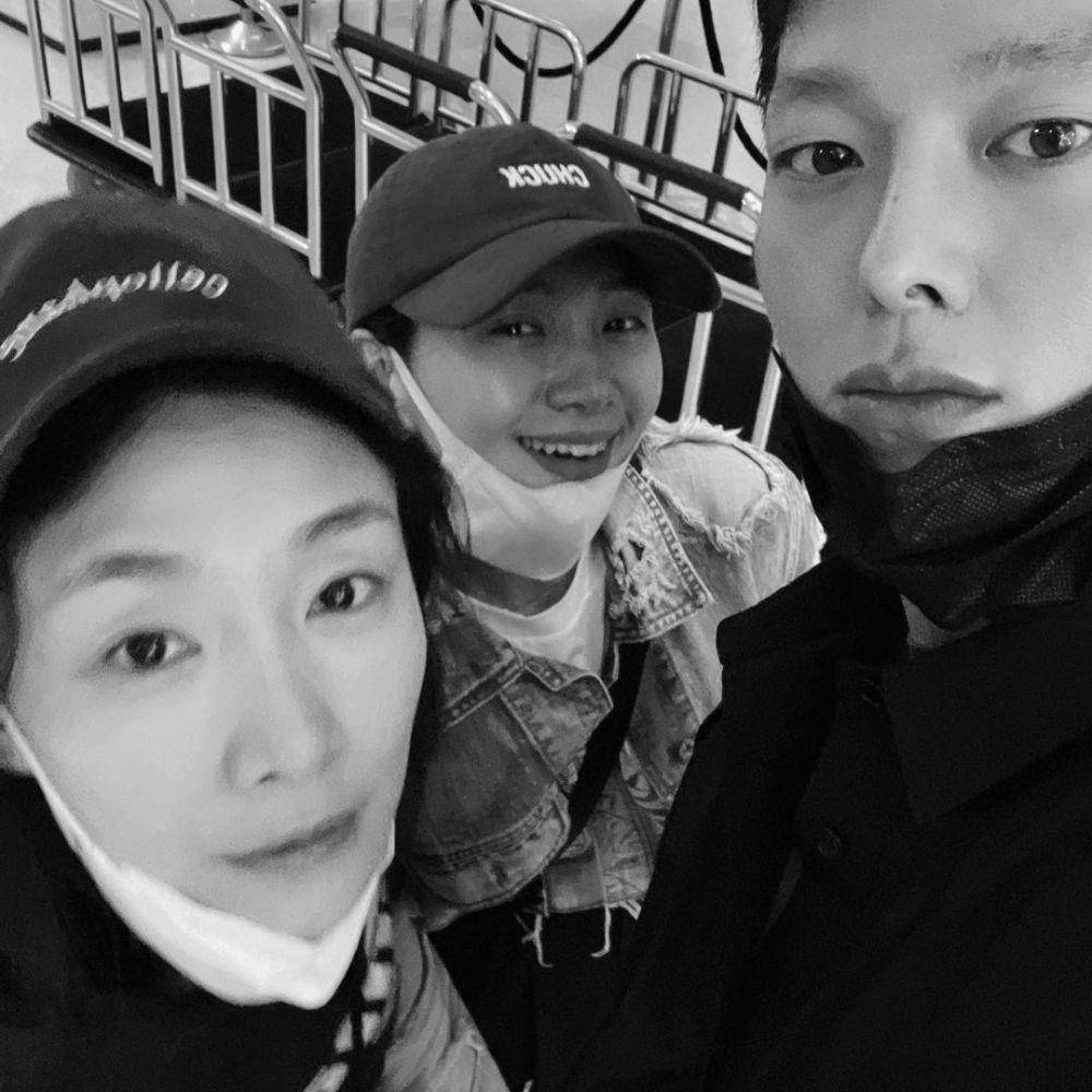 Park Hyo Joo, Choi Hee Seo, dan Jang Ki Yong di balik layar Now, We Are Breaking Up (instagram.com/nowwearebreakingup_official)