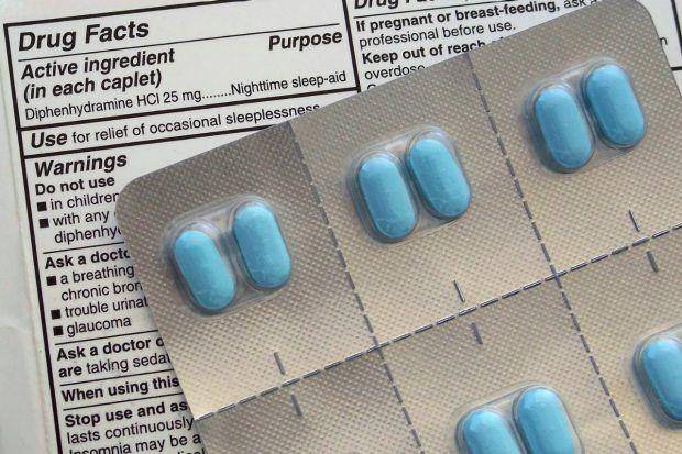 ilustrasi obat diphenhydramine (waters.com)