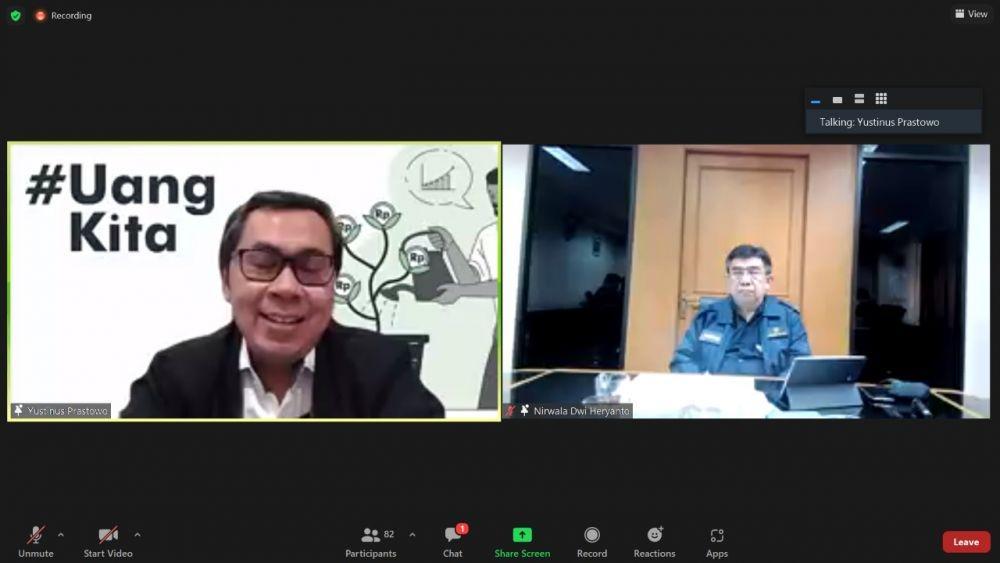 AMTI menggelar diskusi Seri IX bertema Meneropong Kebijakan CHT 2022 terhadap Kondisi IHT dan Dampak Turunannya, Senin (1/11/2021). (Dok. IDN Times)