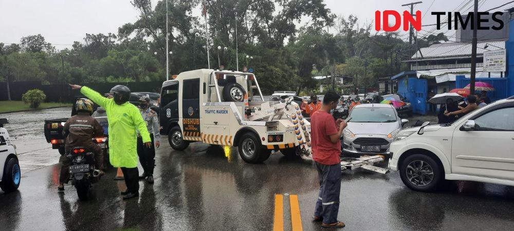 Tabrakan Karambol Terjadi di Jalan Syarifuddin Yoes Balikpapan