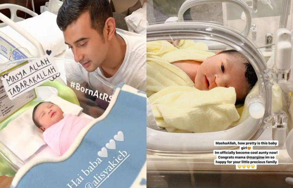 Anak Margin Wierheem dan Ali Syakieb (Instagram.com/guzelimalisyakieb/ | Instagram.com/daidermawann/)