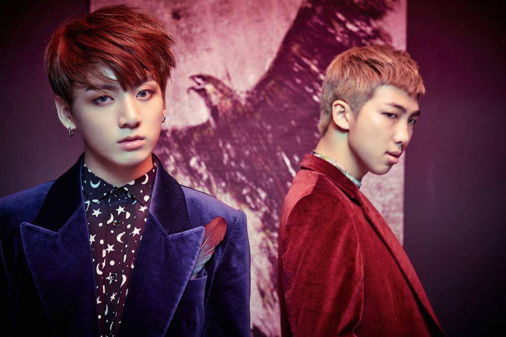 Jungkook dan RM BTS (facebook.com/bangtan.official)