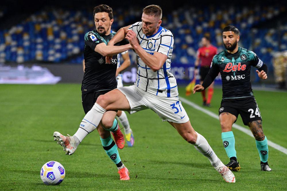 potret duel Inter Milan vs Napoli (mediaset.it)