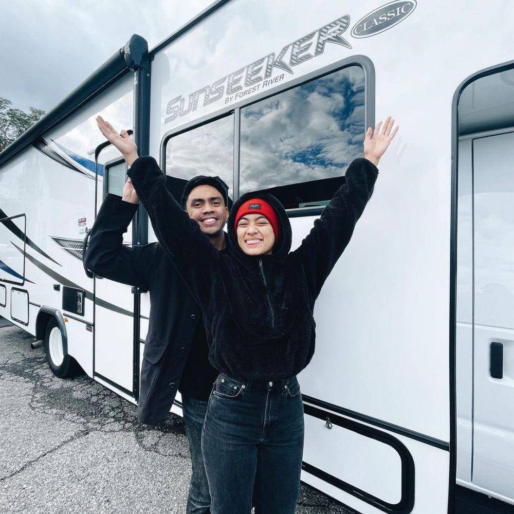 Potret campervan trip ala keluarga Ditto Percussion di AS. (instagram,com/dittopercussion)