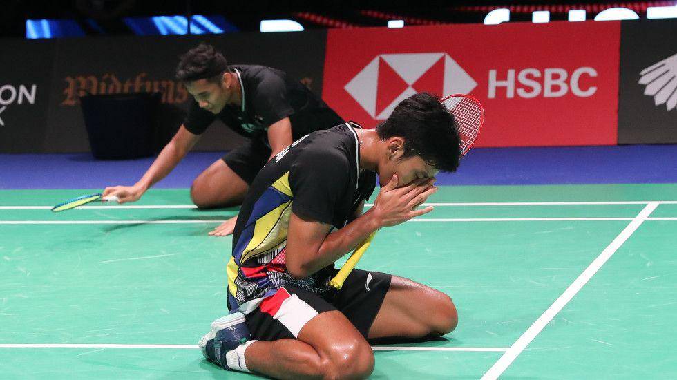 Muhammad Shohibul Fikri dan Bagas Maulana (bwfworldtour.bwfbadminton.com)