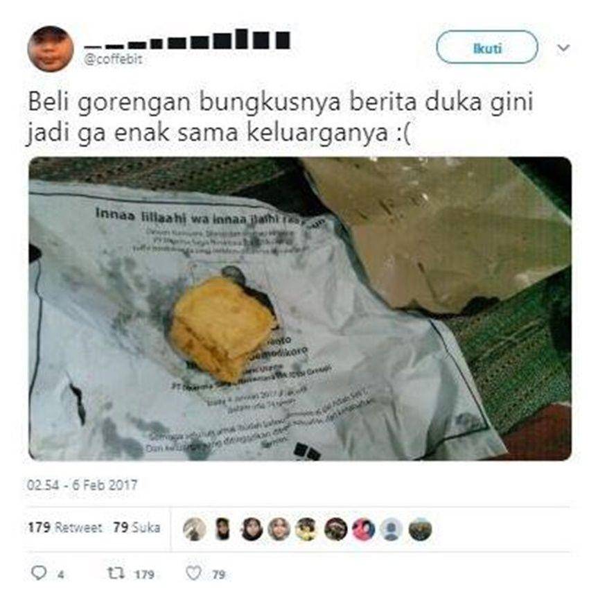 momen tak terduga makanan bungkus (twitter.com/coffebit)