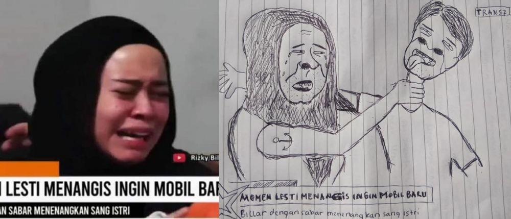 sketsa kocak artis Indonesia (facebook.com/rajo.sipatokah)