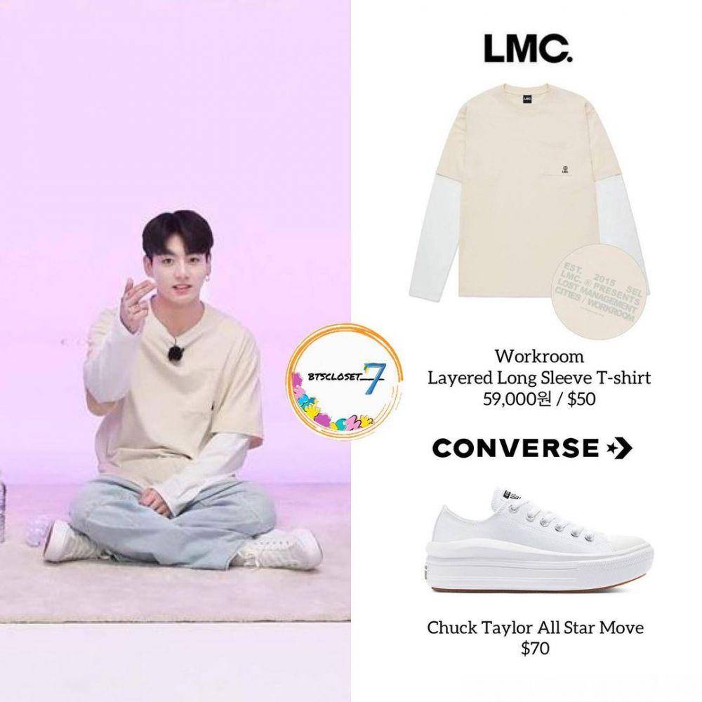 harga outfit Jungkook BTS (instagram.com/@btscloset___)