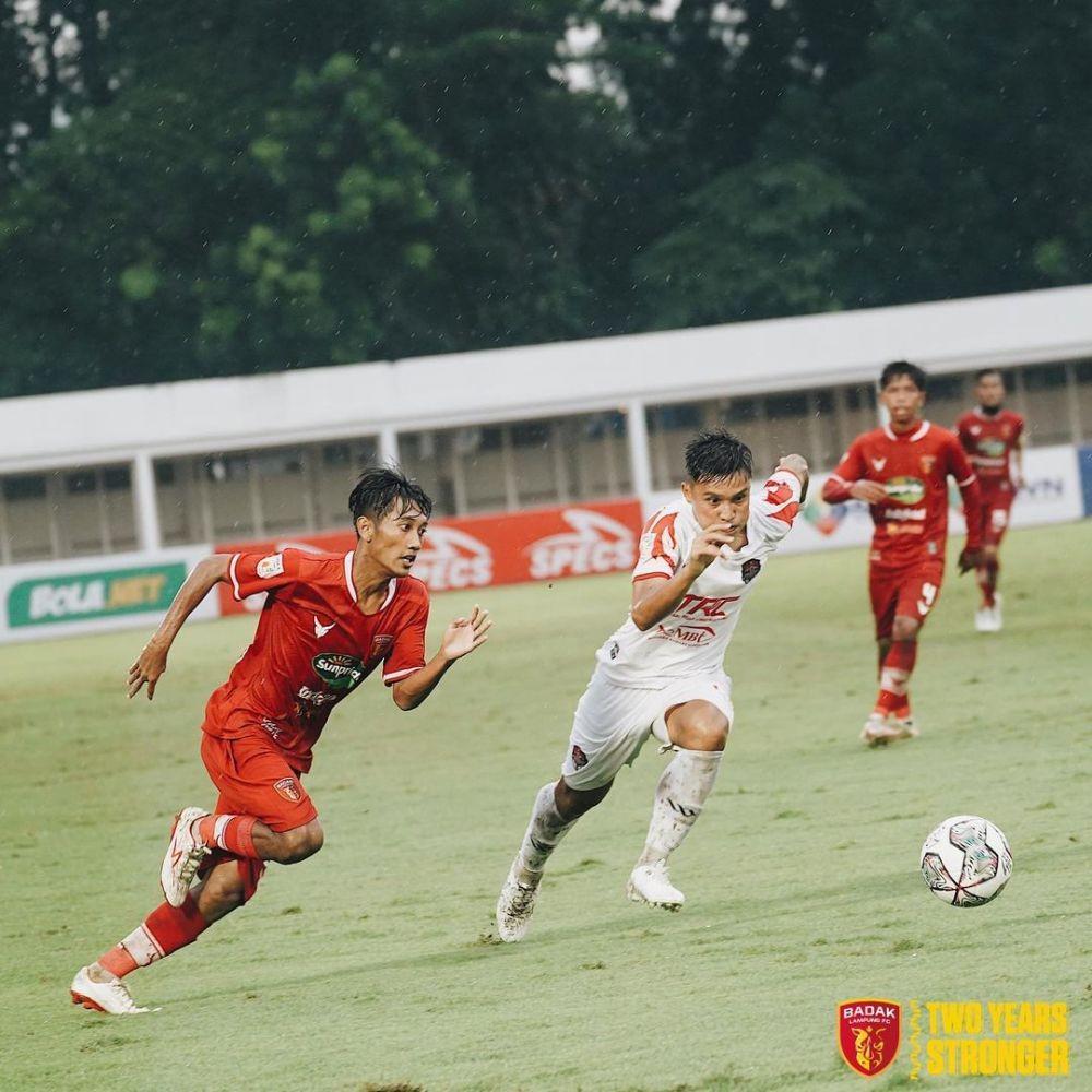 Badak Lampung FC Vs Persekat Tegal Imbang 1-1, Coach Rudy Kecewa