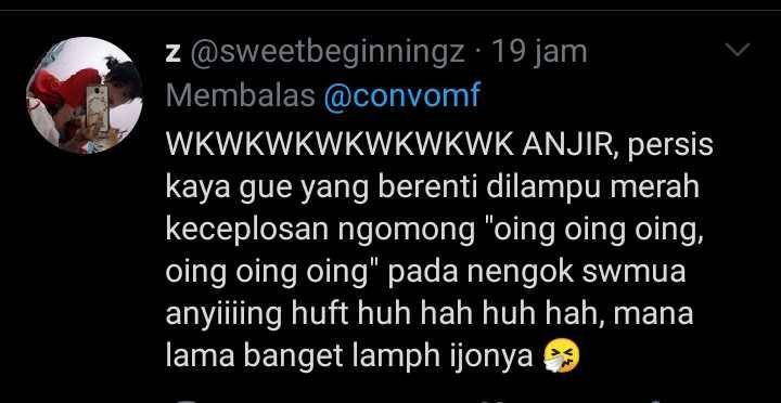 asik ngomong sendiri (twitter.com/sweetbeginningz)