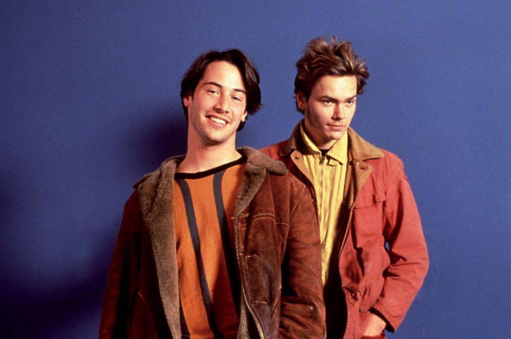Keanu Reeves dan River Phoenix, 1991 (Fine Line Features/Courtesy Everett Collection)