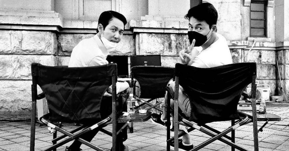 Lee Jung Jae dan Jung Woo Sung bersahabat karib. (instagram.com/tojws)