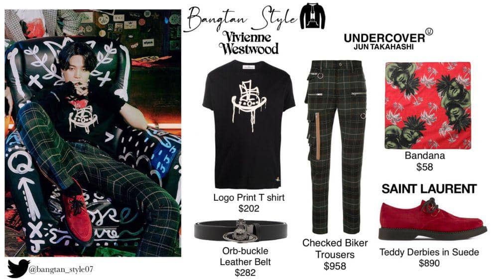 harga outfit member BTS di Season's Greetings 2022 (twitter.com/Bangtan_Style07)
