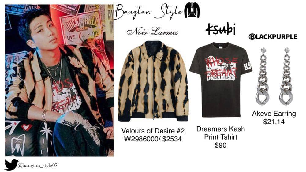harga outfit member BTS di Season's Greetings 2022 (twitter.com/Bangtan_Style07)