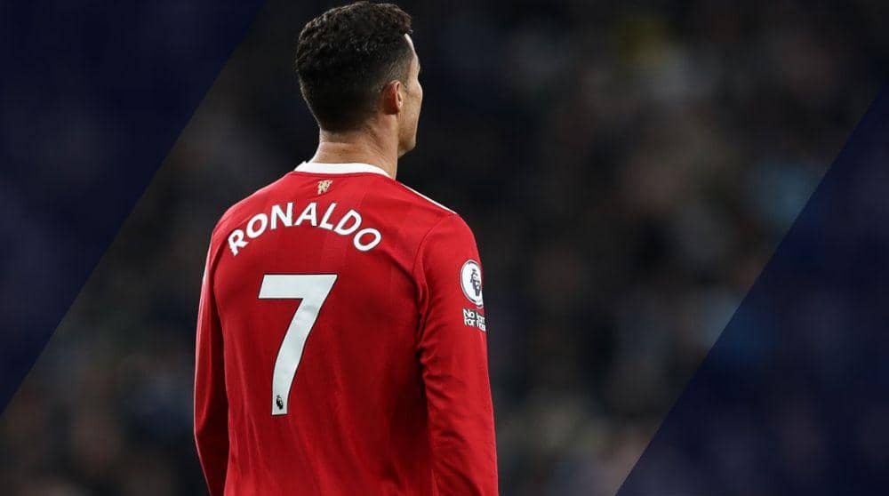 potret Cristiano Ronaldo bersama Manchester United (twitter.com/WilliamHill)
