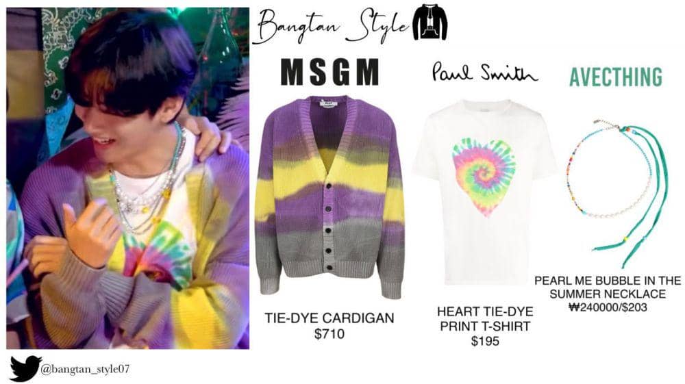 harga outfit member BTS di Season's Greetings 2022 (twitter.com/Bangtan_Style07)