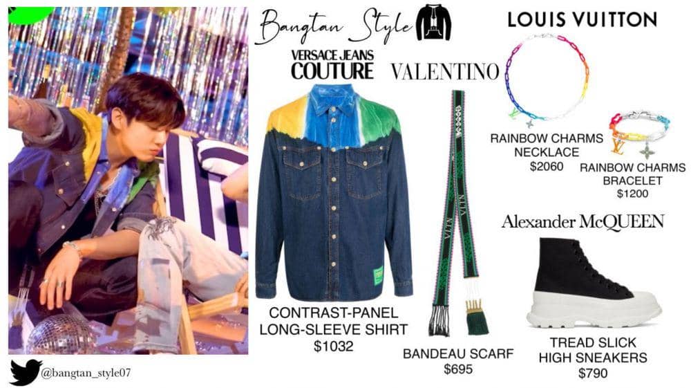 harga outfit member BTS di Season's Greetings 2022 (twitter.com/Bangtan_Style07)