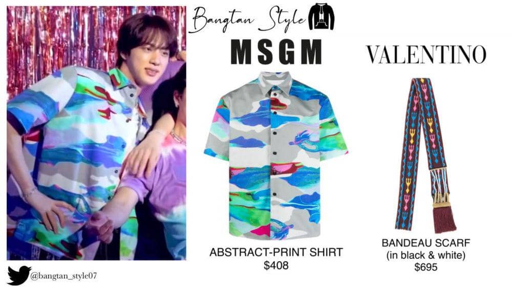 harga outfit member BTS di Season's Greetings 2022 (twitter.com/Bangtan_Style07)