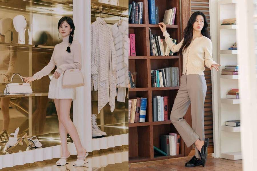 Song Hye Kyo dan Jun Ji Hyun (@sunhye_sunhye via instagram.com/kyo1122|instagram.com/giannajunfp)