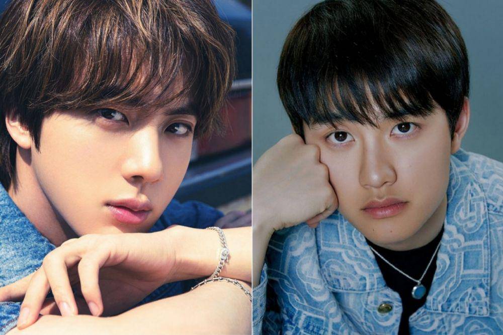 Jin BTS dan D.O EXO (instagram.com/bts.bighitofficial | instagram.com/weareone.exo)
