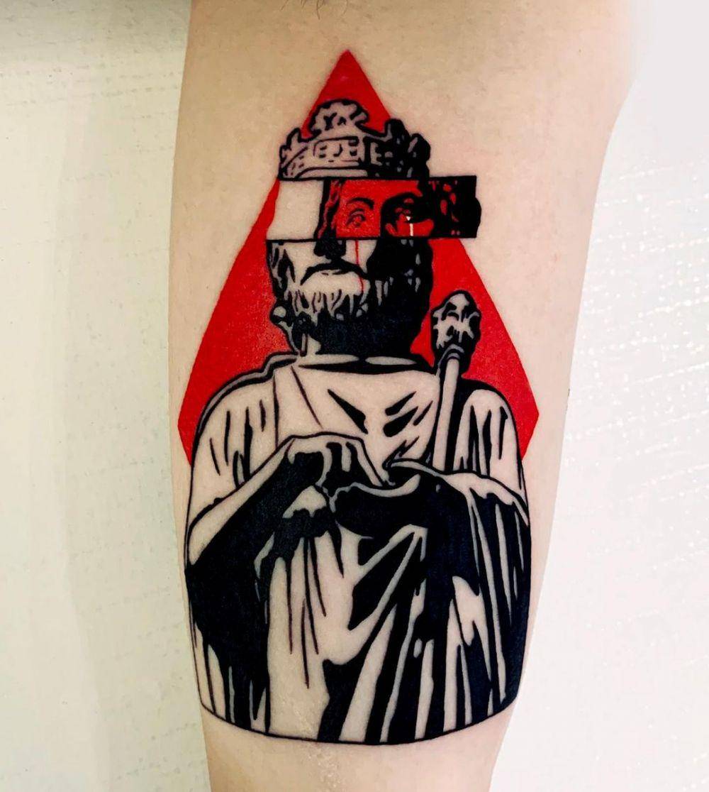 desain tato King Solomon (instagram.com/gonytattoo)