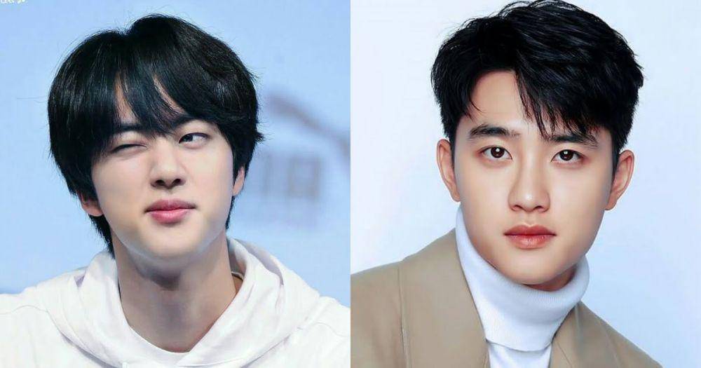 Jin BTS dan D.O EXO (koreaboo.com)