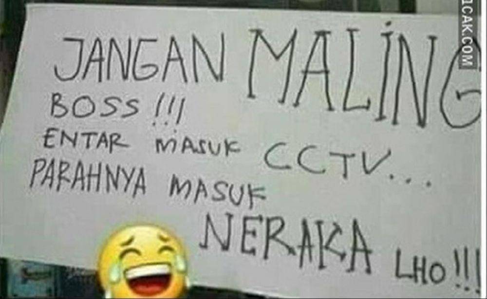 tulisan peringatan CCTV (1cak.com)