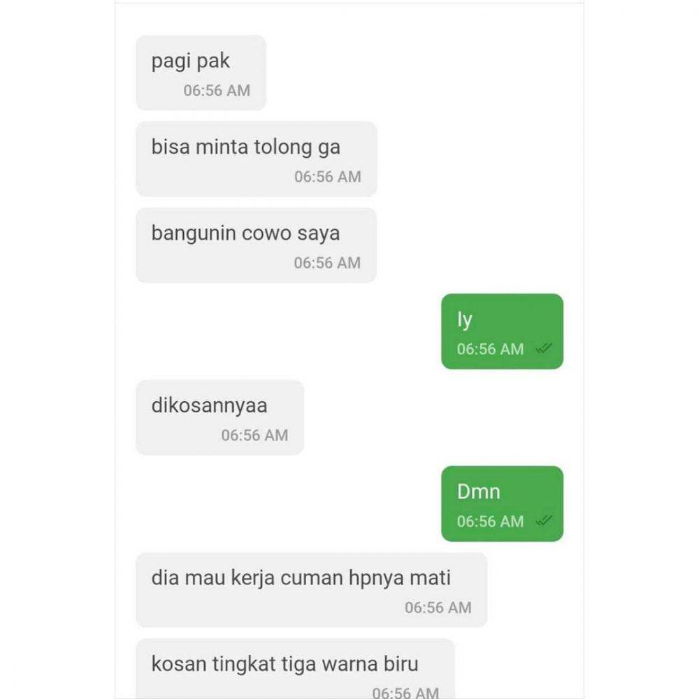 chat dua huruf (instagram.com/newdramaojol.id)