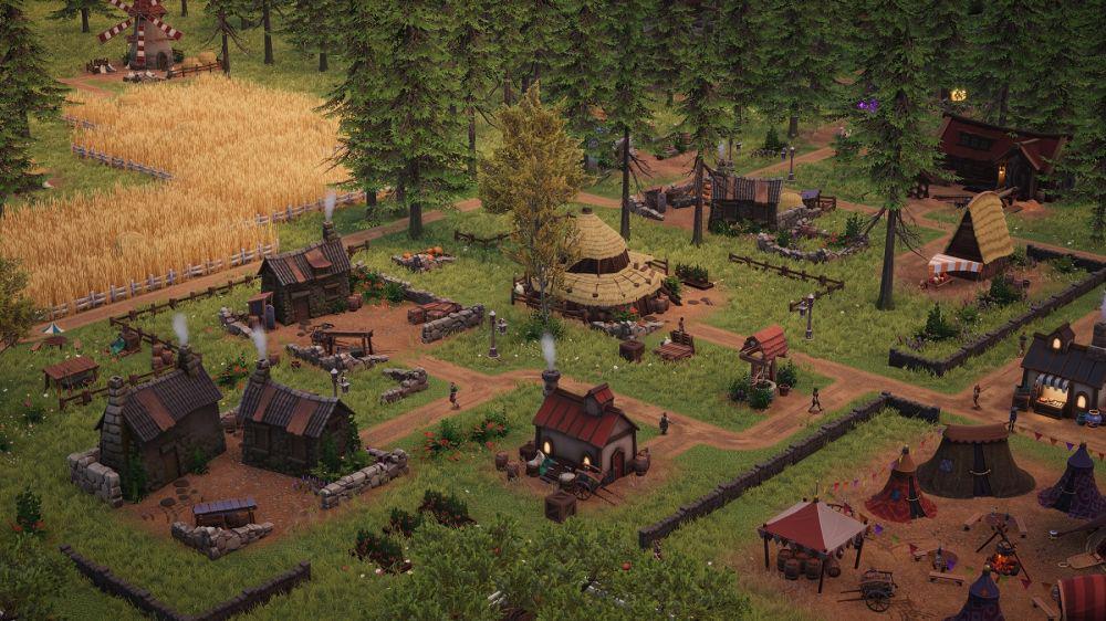 Membangun desa yang damai dalam Distant Kingdoms. (dok. Orthrus Studios/Distant Kingdoms)
