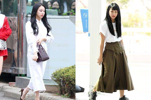Outfit kasual Chaeyong Twice (twitter.com/Chaeyoung_hk ; twitter.com/chaeng_intl/)
