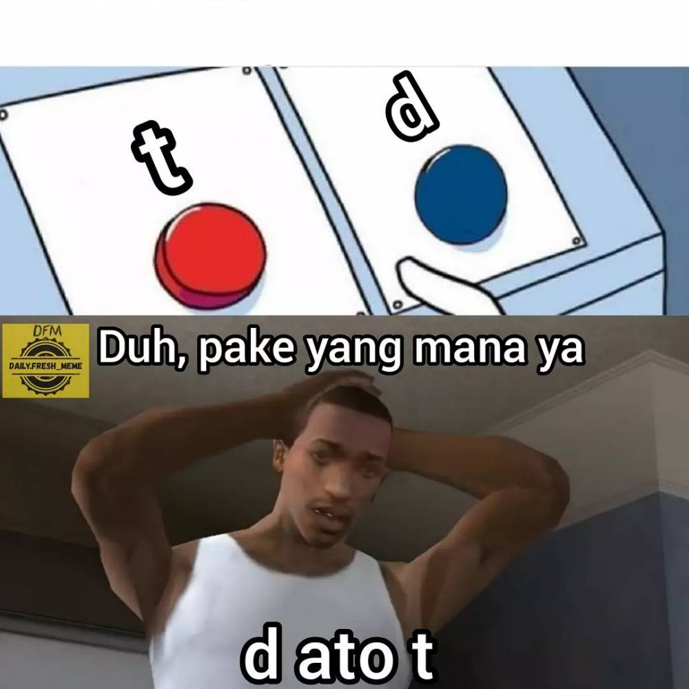 meme dua pilihan (instagram.com/daily.fresh_meme)