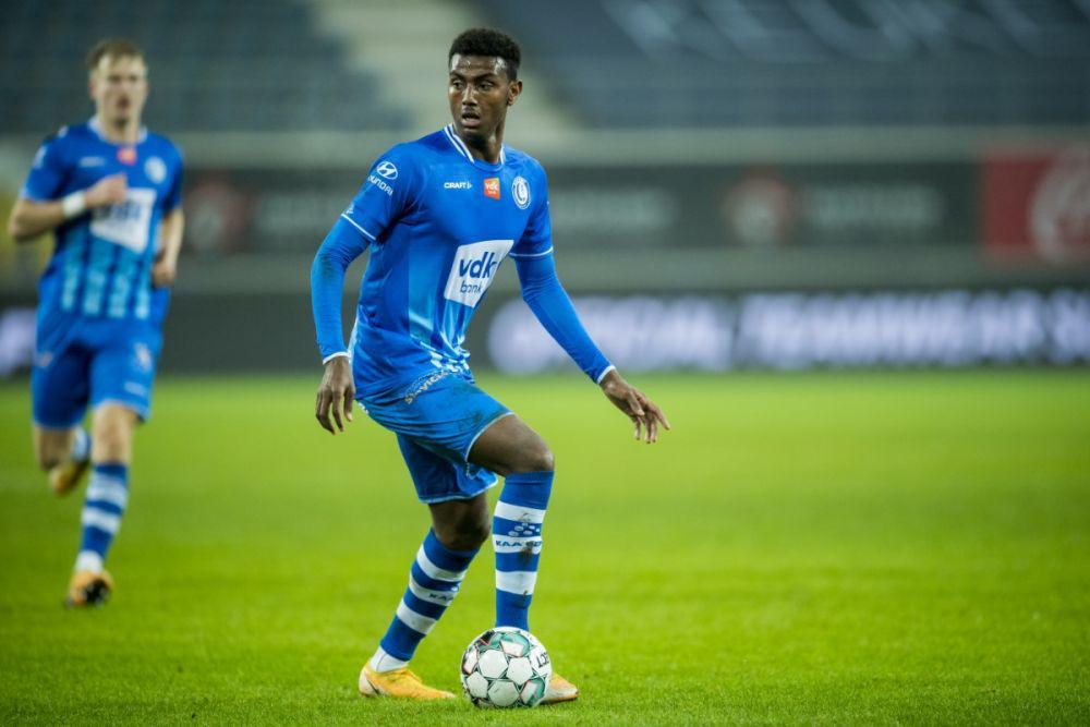 Yonas Malede saat membela KAA Gent. (twitter.com/KAAGent)