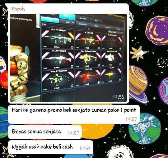 chat kocak bersama bapak (twitter.com/prttymuch_)