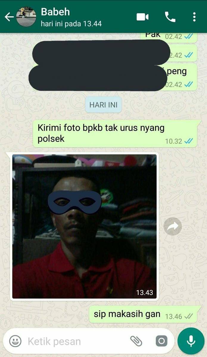 chat kocak bersama bapak (twitter.com/kaliningrrd)