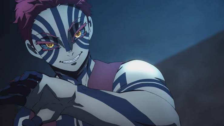 Akaza (dok. ufotable/Demon Slayer: Kimetsu no Yaiba)